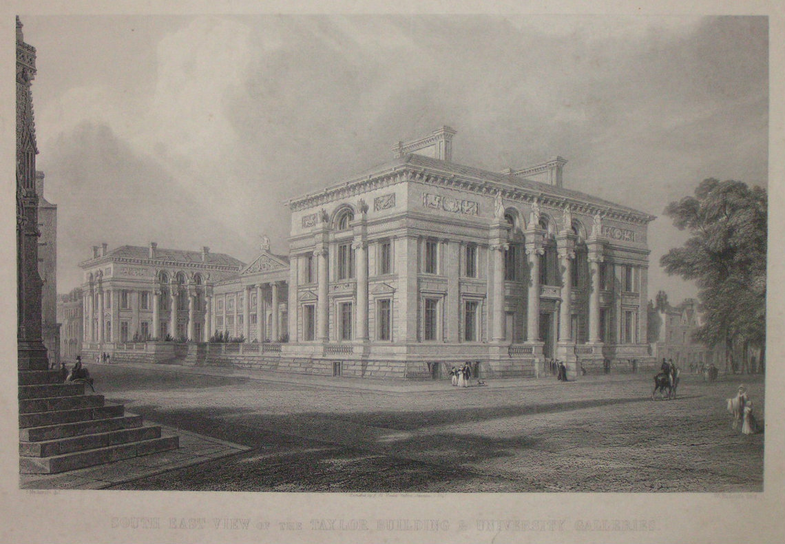Print - South East View Taylor Building & University Galleries - Radclyffe